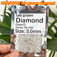 COSFIX Small Size Round Cut Lab Grown Diamond HPHT/CVD DEF Color VS Clarity Small Size Loose Lab Grown Diamond Jewelry Made