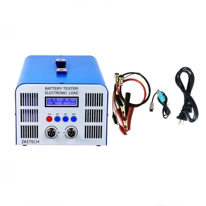 DDP DPD 110V/220V input ZKETECH  EBC-A40L 5V 40A  High Current Power  Li-ion LiFePo4  Battery Capacity Tester