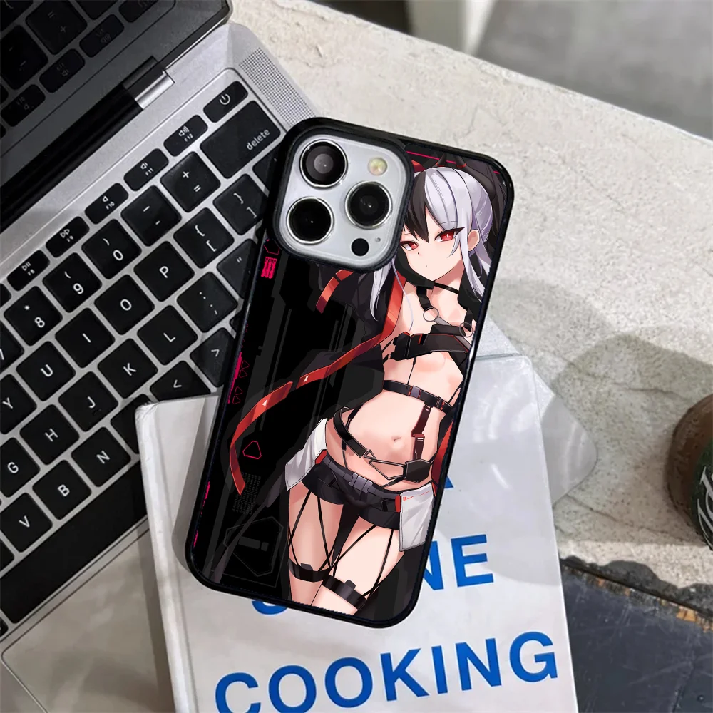 Game Anime Blue Archive Onikata Kayoko Phone Case Strong Magnetic For IPhone 15 14 13 Pro Max 11 12 Mini Alex Mirror For Magsafe