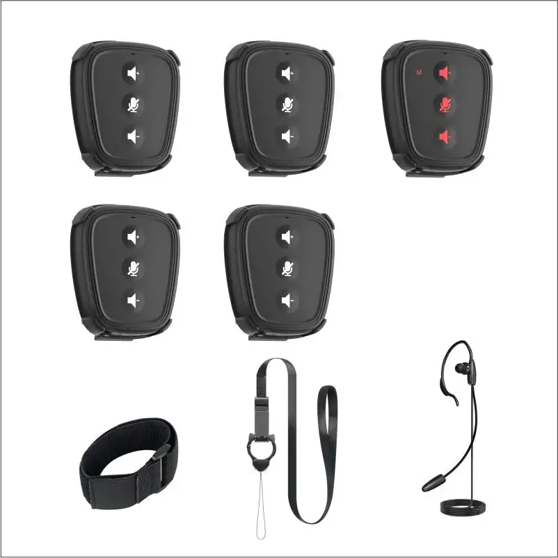 CAME-TV Nano 1.9G, A Small Digital Wireless Intercom Pod - NANO 5PCS KIT For Ride cycling,Skiing,Mountain climbing,Riding coach