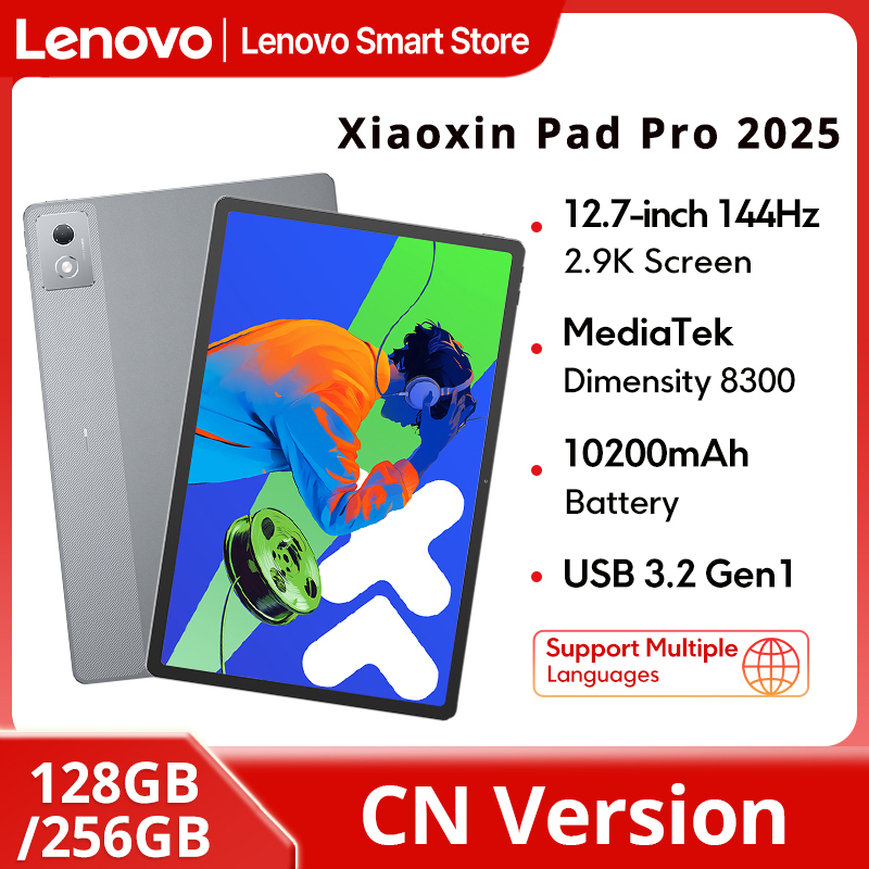  Original CN Version Lenovo Xiaoxin Pad Pro 2025 12.7 inch Tablet Dimensity 8300 2.9K 144Hz Display 10200mAh Android 14 Pad PC 
