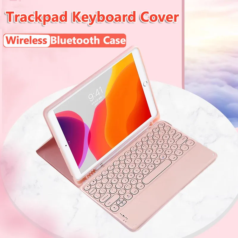 Keyboard Case for Samsung Galaxy Tab S10 Ultra 14.6 Inch 2024 S10 Plus S10+ 12.4 A9 Plus 11 S6 Lite 2024 S7 FE S8+ 12.4 A7 10.4