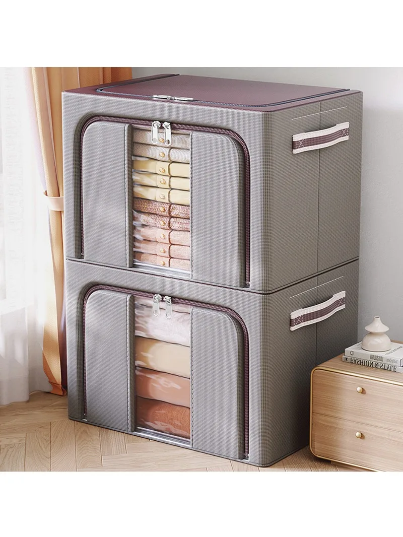 Fabric Foldable Storage Bag Thicken Clothing Organizers Wardrobe Cube Closet Boxes Living Room Bedroom Organizing Containers