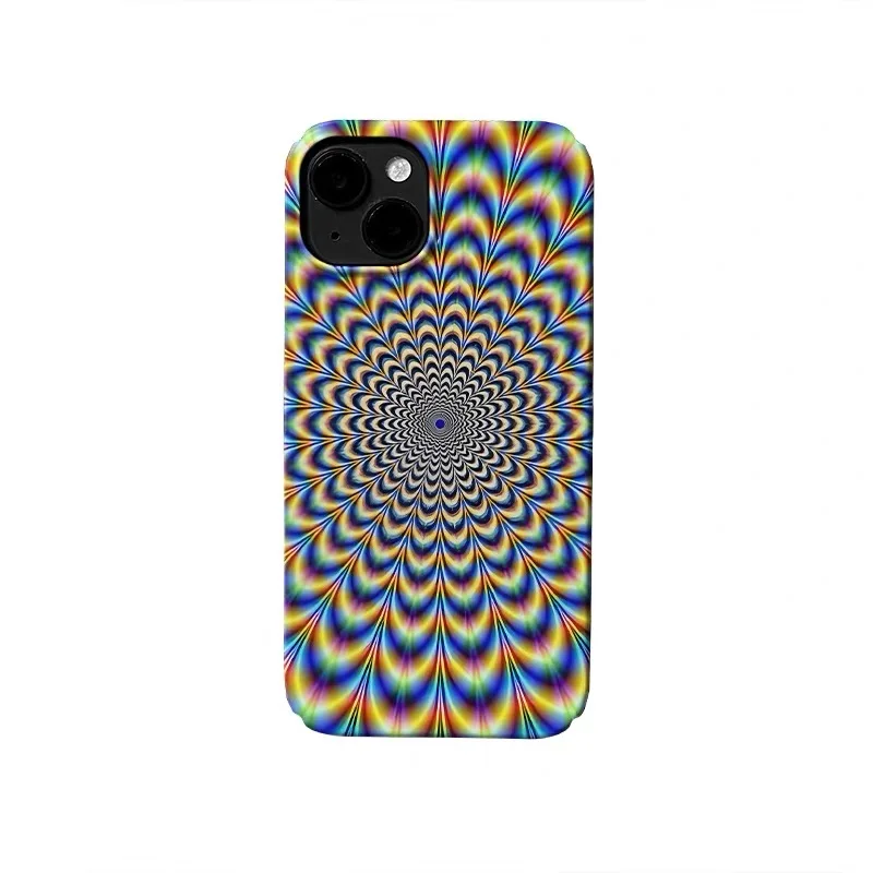 

Abstract Black and White Center Phone Case for IPHONE 17 Air 16E 15 PROMAX 14 Plus 13 12 MINI 11 16Plus XR Acrylic Phone Cover