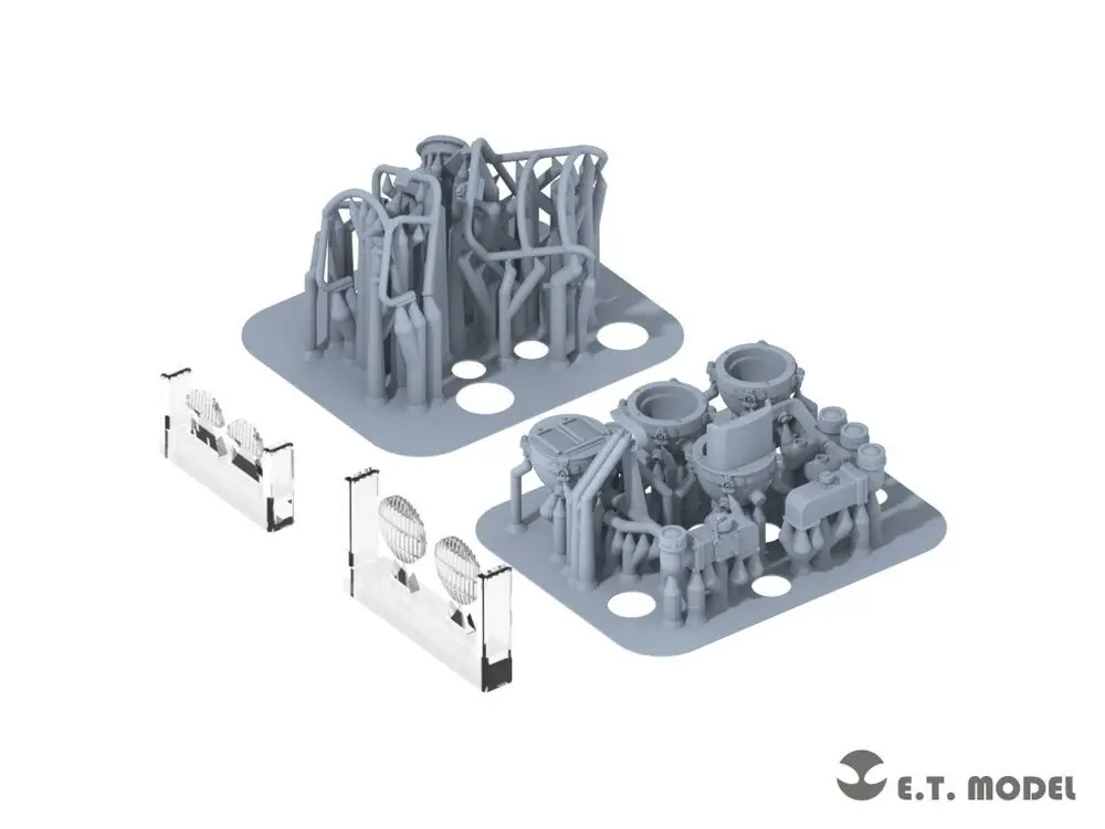 ET 모델 3D 인쇄 1:35 P35-275 조명 S, 러시아 T-80U 가족용