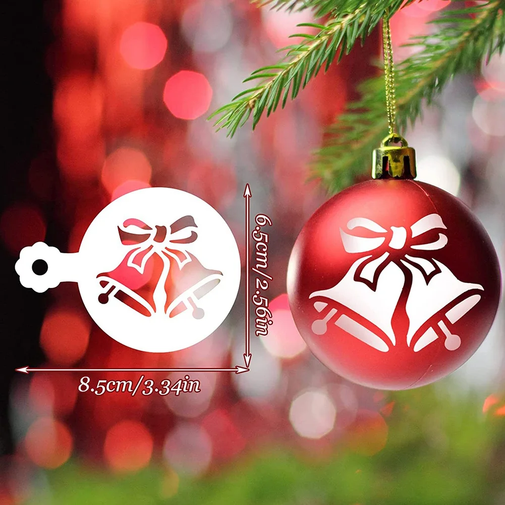 

Quality 30 Pieces Cookie Stencils Cake Templates Coffee Stencils Reusable Painting Cake Stencil Templates Embossing Moulds