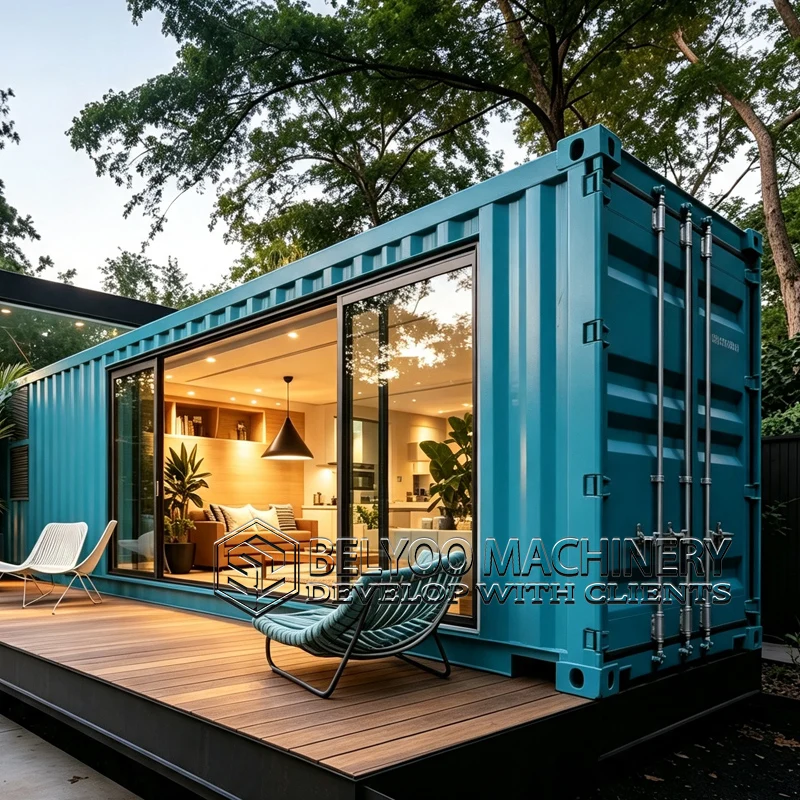 Belyoo Tiny House Luxury Modular Cabin Portable Home Modern Design For Garden Resort And Holiday Living view 2