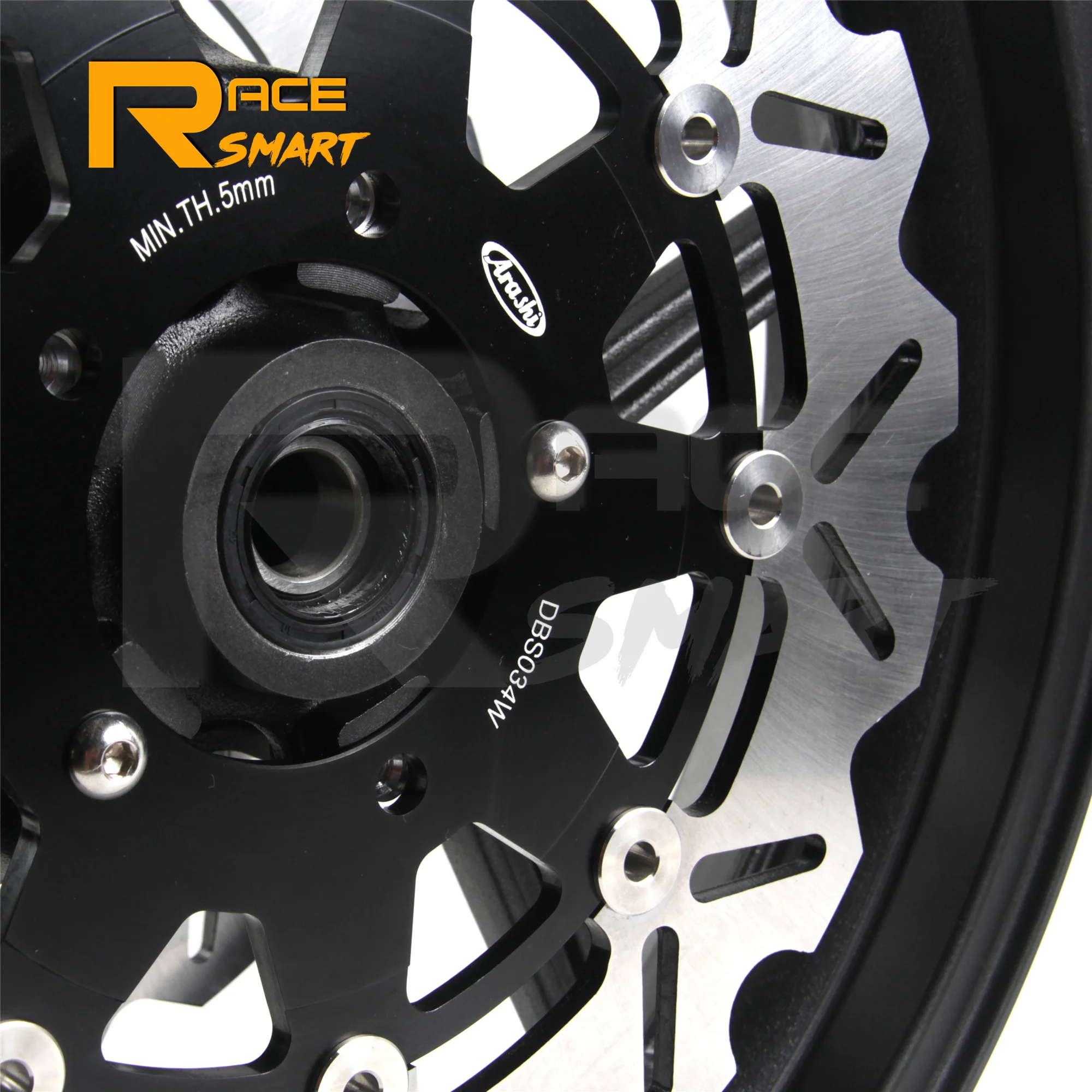 Motorcycle Front Wheel Rim Floating Brake Disc Rotors For KAWASAKI NINJA ZX-10R 2008 2009 2010 ZX10R ZX 10R Ninja ZX-10R Black