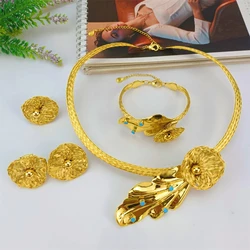 EMMA Fashion Brazilian Handmade Goldplated Jewelry Set For African Nigeria Luxury Women Wedding Jewelry