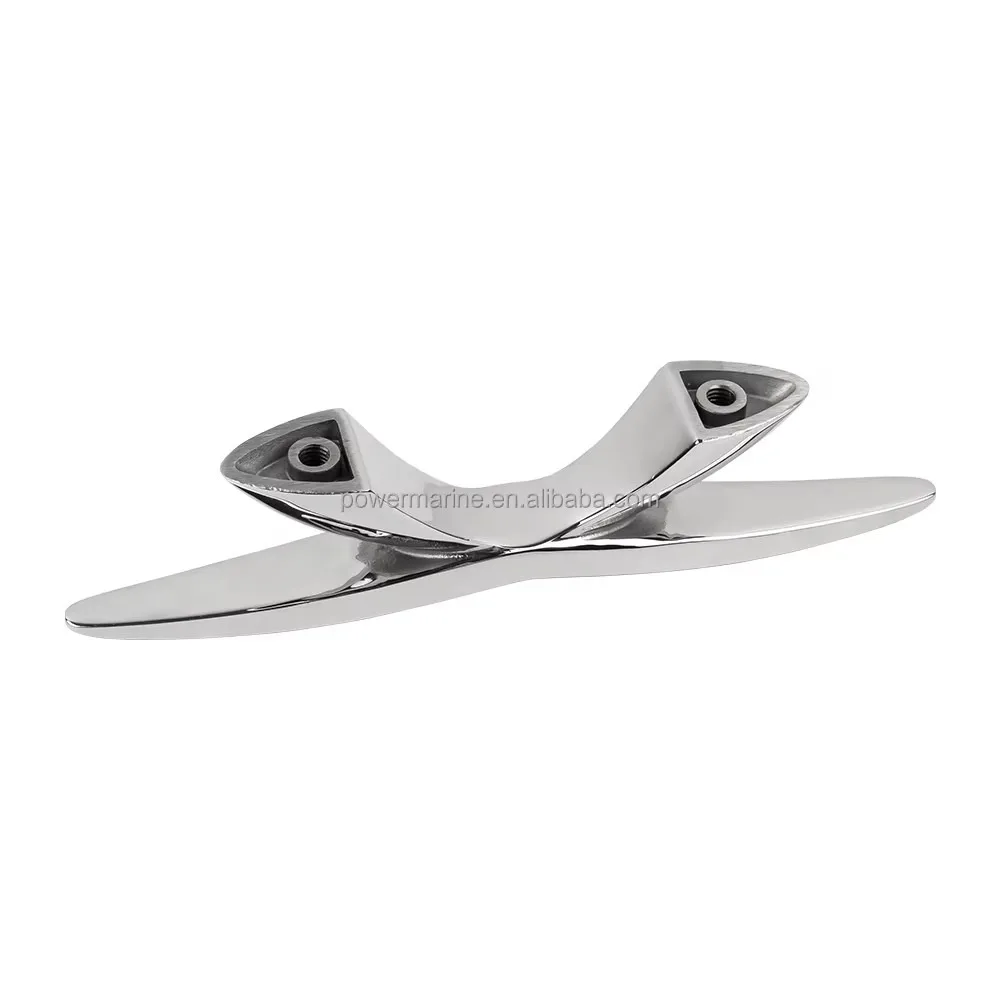316 Stainless Steel Boat Mooring Hardware K-Shape Deck Cleat for Marine Yacht Dock Anchoring Durable Corrosion Resistant