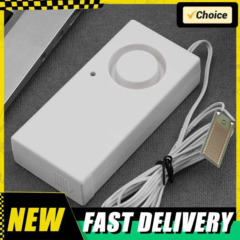 Mini Water Immersion Alarm Battery Powered Soaking Sensor Loud Water Level Alarm Detector Plastic Household Equipment