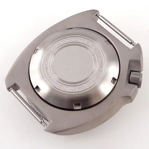 Dykklocka i äkta titanmaterial, Turtle-klockboett, passar NH34, NH35, NH36, NH37, NH38, NH70, NH72, 200 m vattentätt fodral för Mod 4.1 Crown 10 best sales titan nh35 - №1