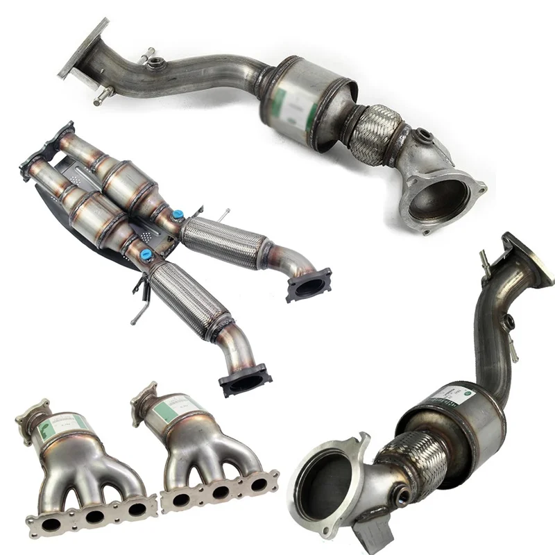 1Pc Catalytic Converter Three-way Catalyst Exhaust Fit For Land Rover Freelander 2 Discovery 3 4 LR4 Range Rover Sport Evoque