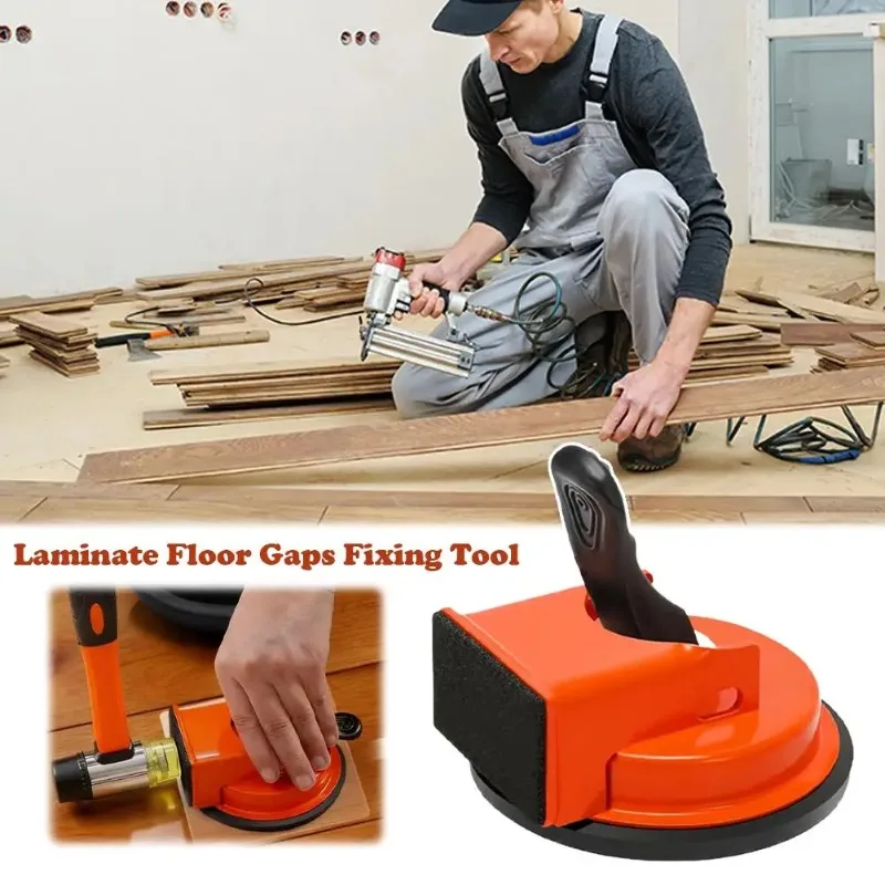 1/2PCS Floor Gap Fixer Tool Heavy Duty Suction Cup Hammer Tap for Wood Laminate Floor Crack Closing Puller