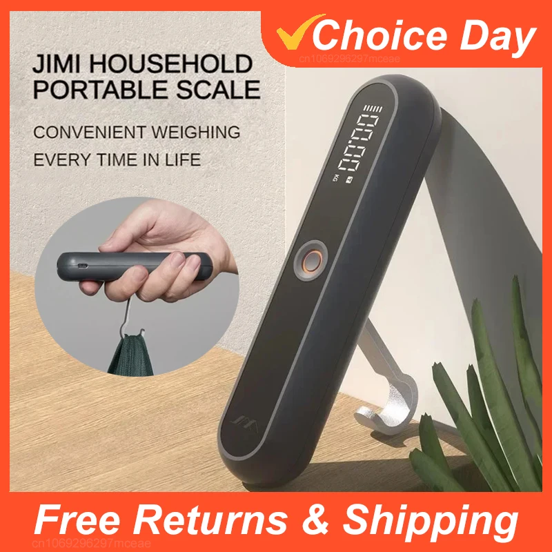 Youpin JIMIHOME Household LCD Digital Electronic Luggage Scale High Precision Rechargeable Portable Travel Scale Baggage Weight