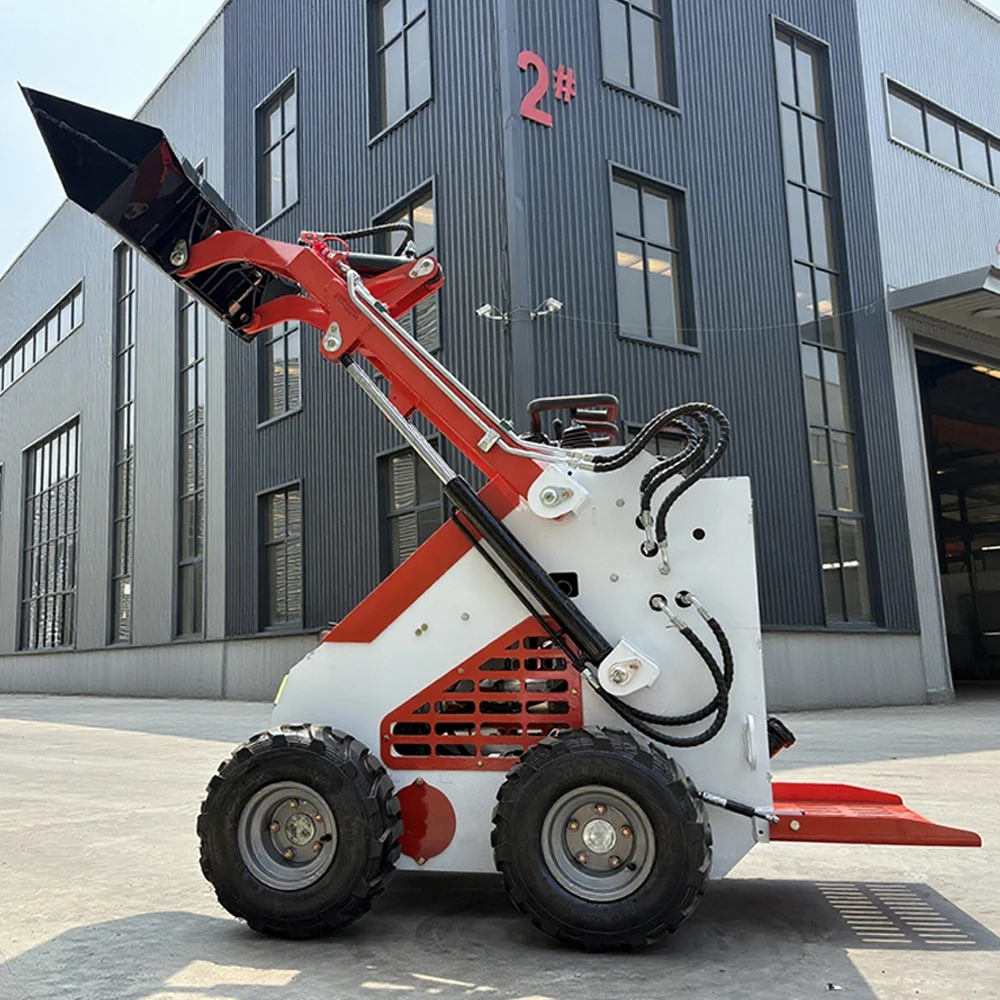 Customized Skid steer loader hot selling high repurchase rate engine mini skid steer loader with accessories