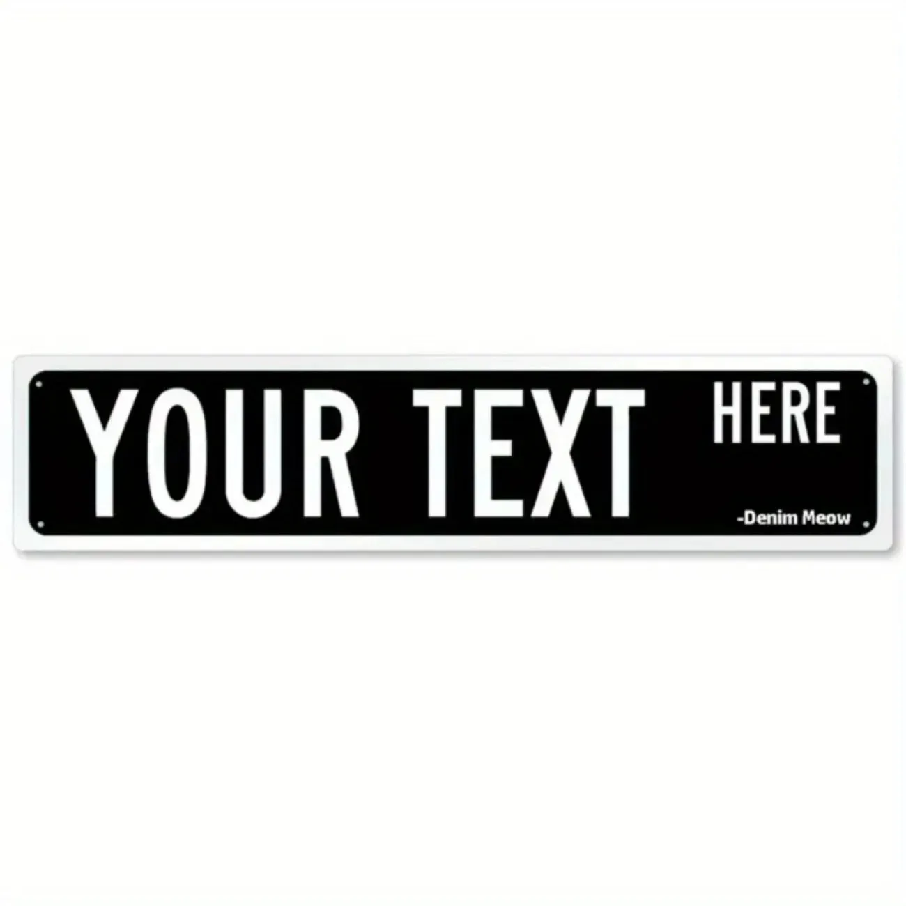 Customizable Rustic Metal Sign | Personalized Text Home Office Plaque | Indoor Outdoor Living Room/Garage Wall Decor view 6