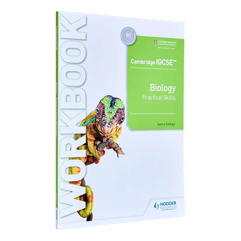 Cambridge IGCSE Biology Practical Skills Workbook Siddiqui Salma Hodder Education 9781398310469 Book