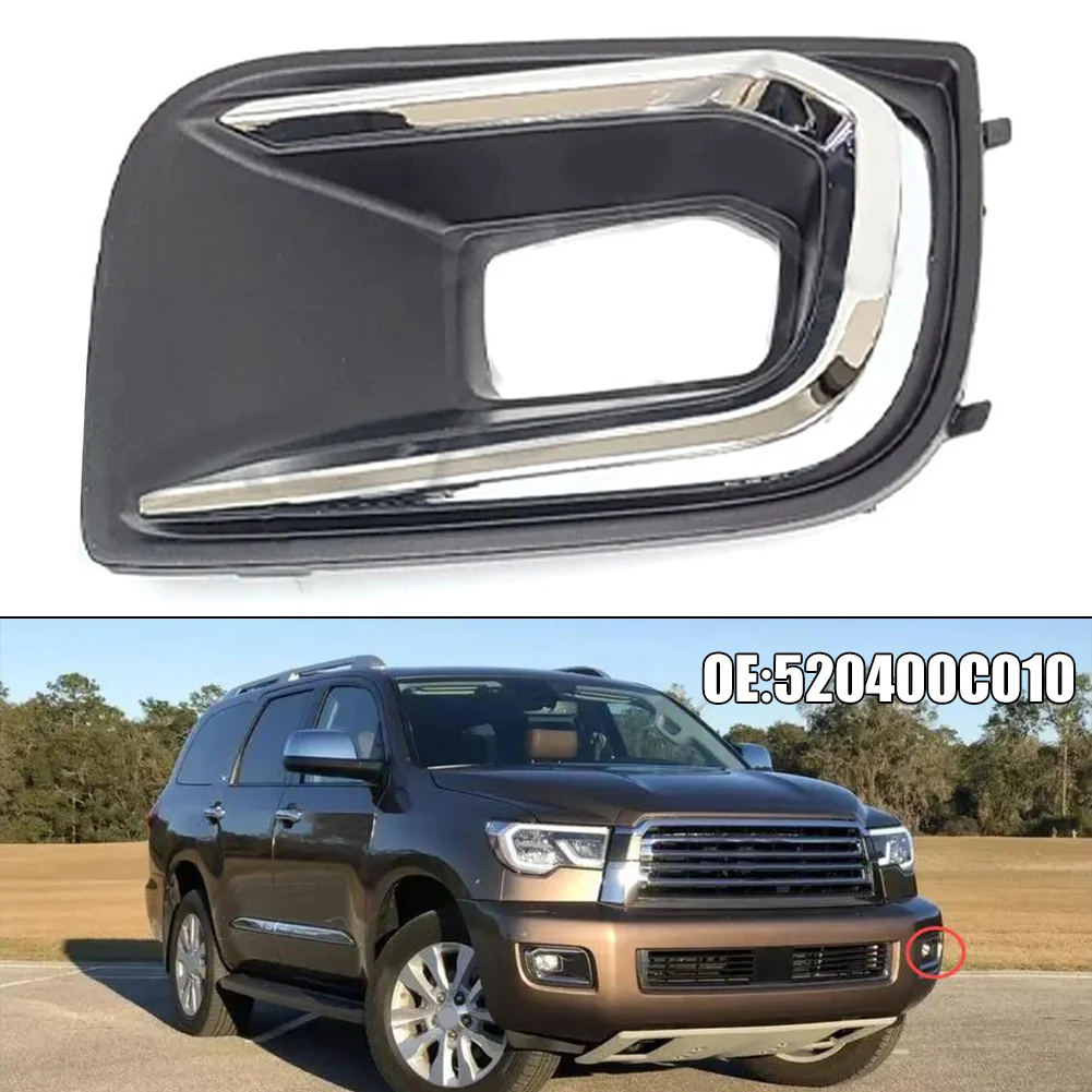 

Накладка на противотуманные фары из АБС-пластика, рамка бампера, практичное использование, надежные материалы, износостойкая, антикоррозийная, рамка для автомобильных противотуманных фар