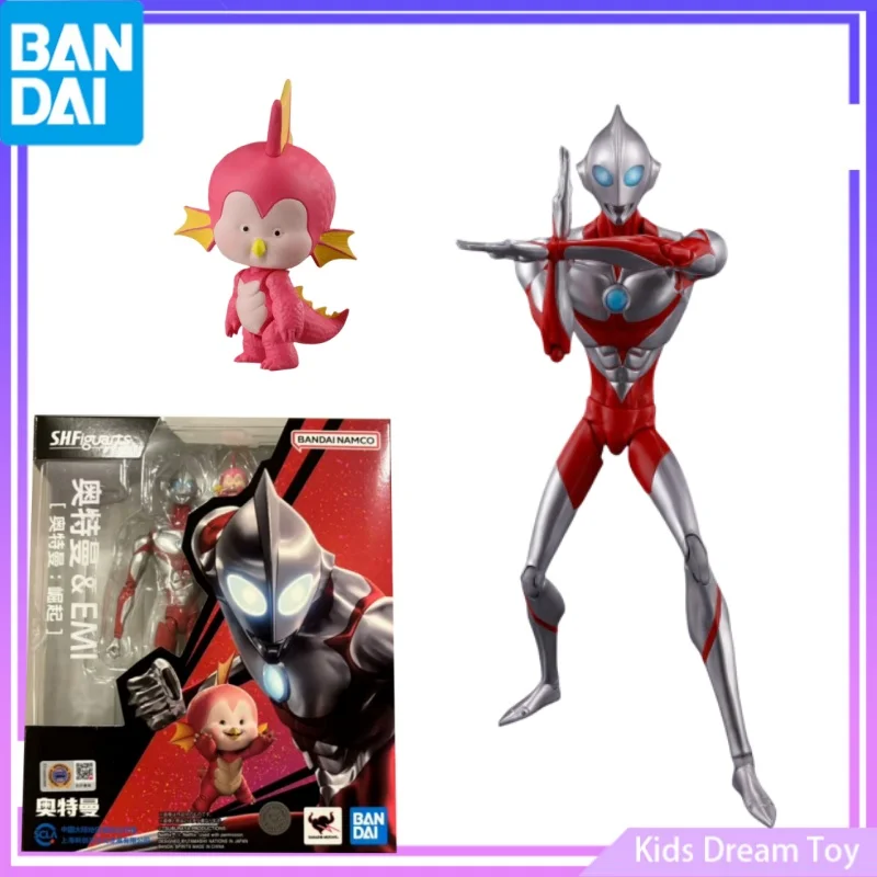 

Bandai в наличии Original S.H. Фигуртс Ультрамен: восходящие фигурки аниме ULTRAMAN & EMI фигурки героев игрушки Коллекционная модель для детей