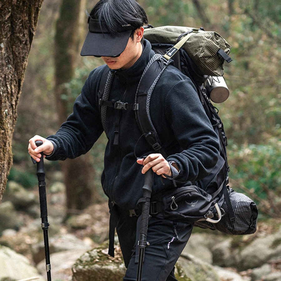 Outdoor-Wanderzubehörtasche, multifunktionaler erweiterbarer Dyneema-Rucksack, Oberfach – Detail 3