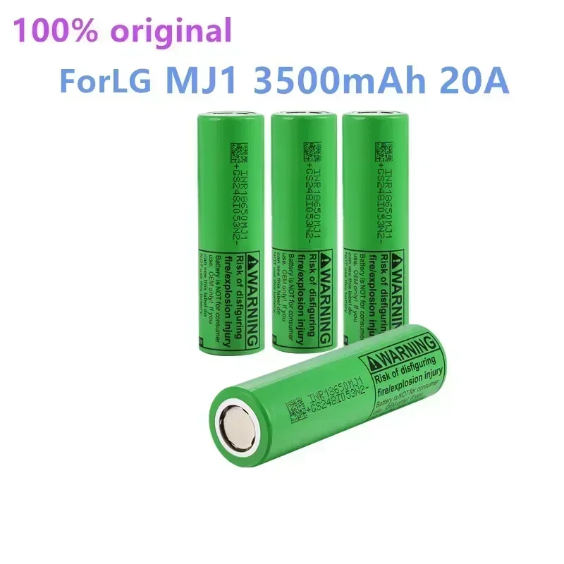 Nowy 100% oryginalny akumulator MJ1 INR18650 3,7 V 3500 mAh 18650 akumulator litowo-jonowy do LG