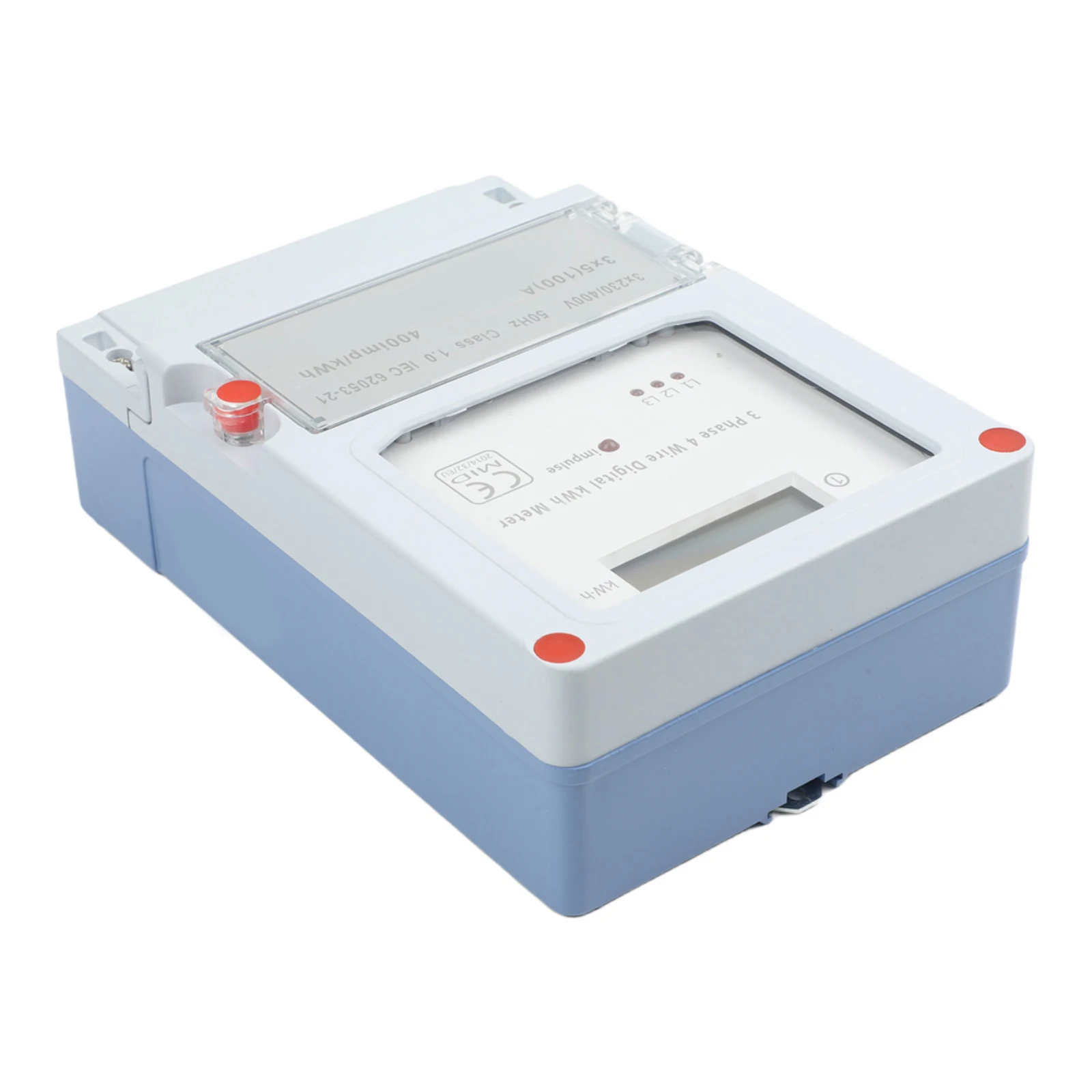 Home Energy Monitoring Three Phase Meter Residential Energy Consumption Meter Current Meter Digital KWh Meter 100A Capacity