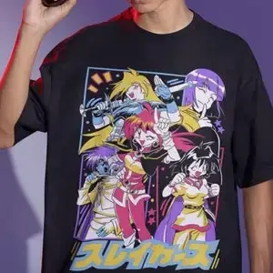 Unisex The Slayers Naga the Serpent Retro Anime T-Shirt, Lina Inverse Manga  Shirt