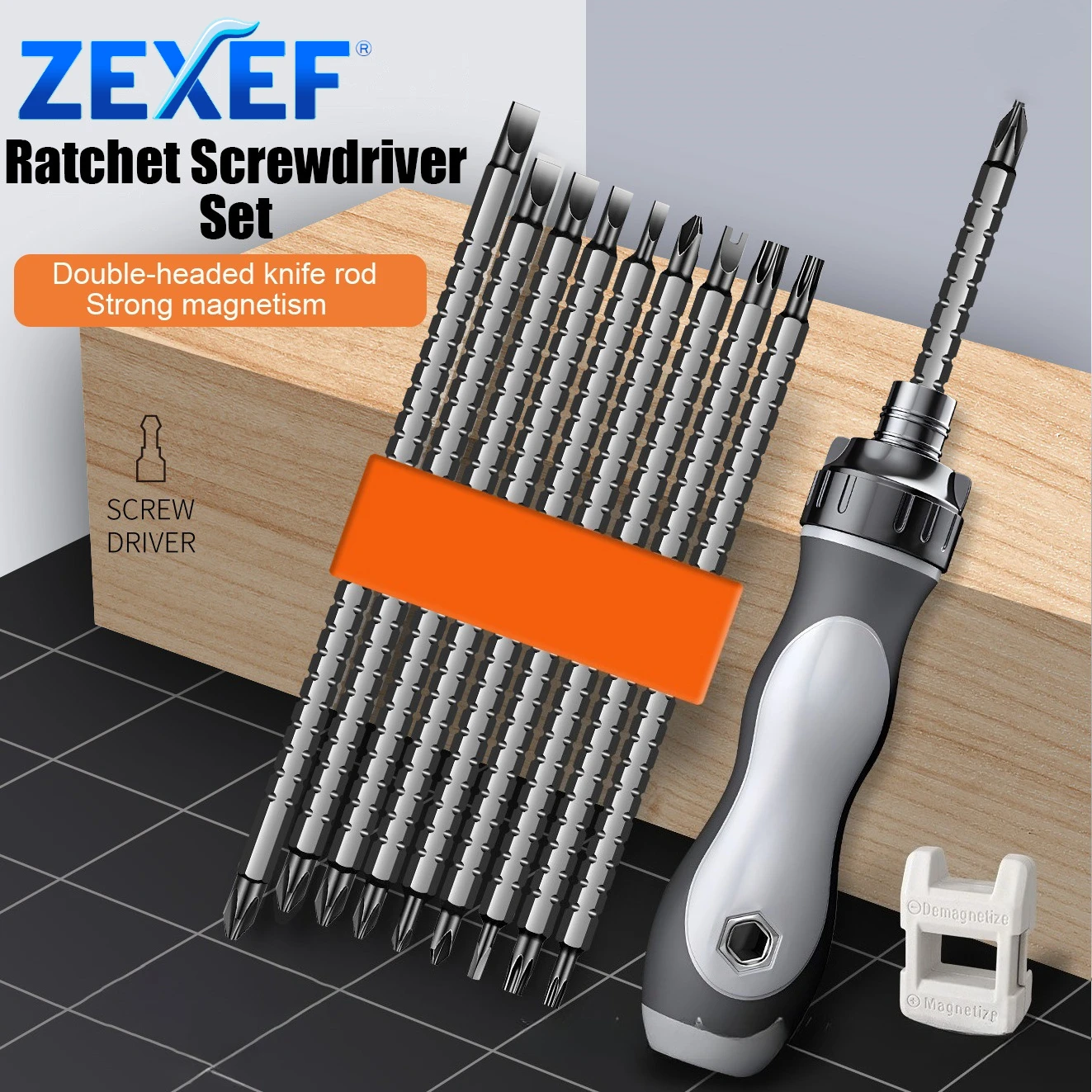 4/7/9/11 In 1 Magnetic Screwdriver Set Cross Flat Shaped Screwdriver Head Multifunctional Precision Handheld Maintenance Tool