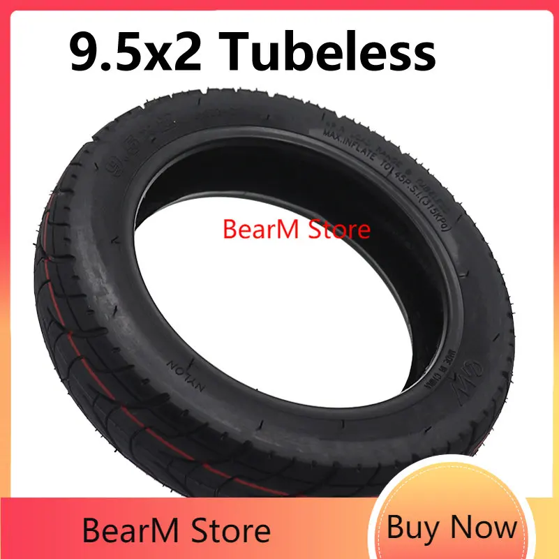 

Anti-skid 9.5x2 Tubeless Tire for Xiaomi M365/Pro Series Electric Scooter Upgrade 9.5 Inch Widened Thicker