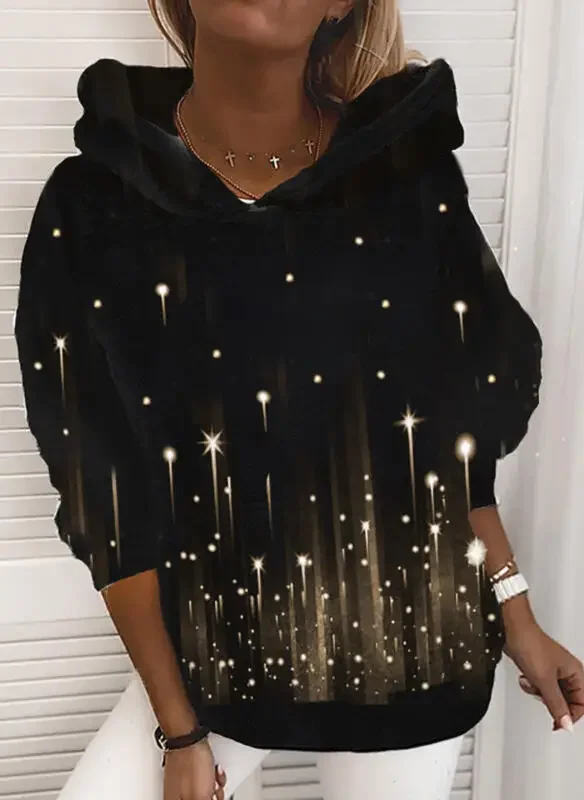Sudadera con capucha de talla grande para mujer, ropa de calle vintage, sudadera informal de gran tamaño, Tops de manga larga Harajuku para invierno, 2024