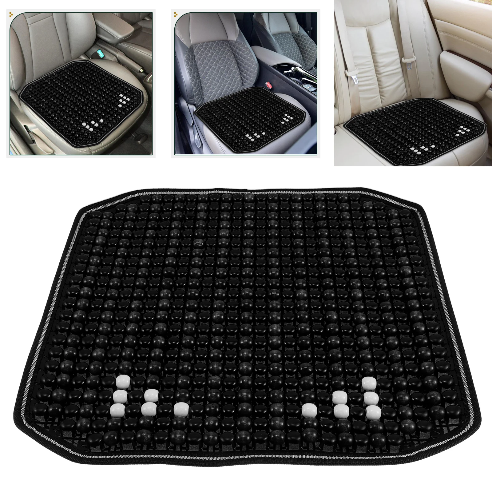 

Seat Cushion Bead Car Cover for Driver Auto Beaded Ventilation Covers Cushions Driving