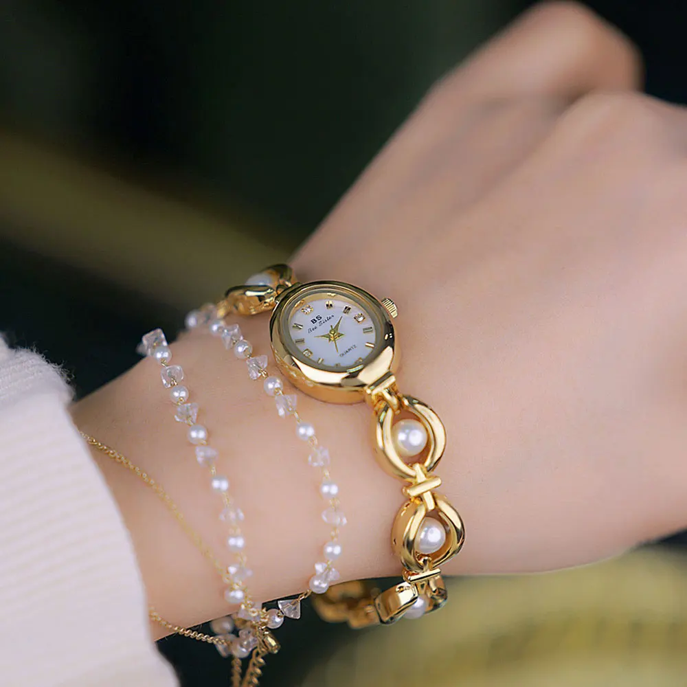 Женские часы с маленьким овальным циферблатом, серебряные кварцевые часы из натуральной руды, роскошные винтажные женские часы-браслет для женщин