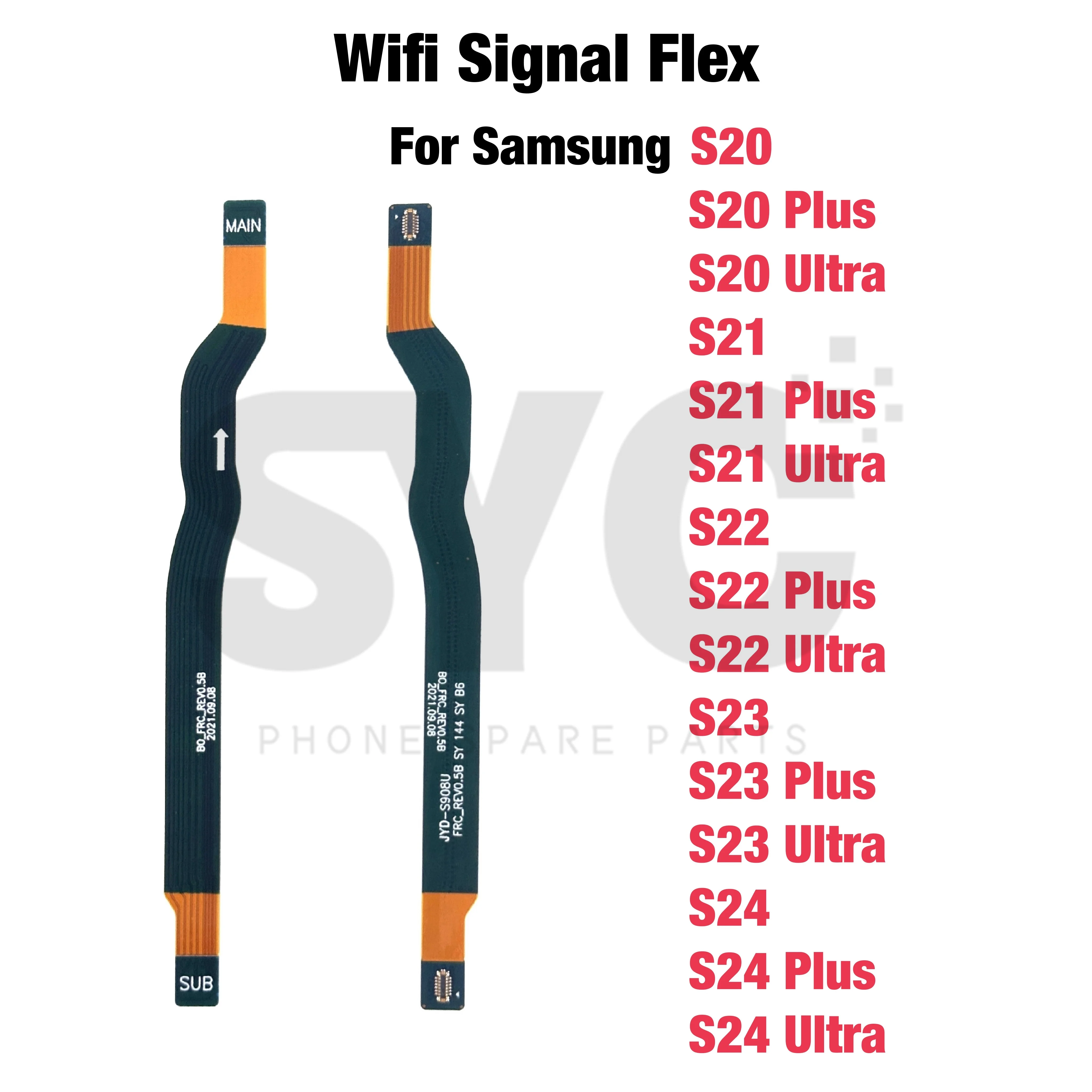 Motherboard WIFI Connect Flex For Samsung S23 S22 S21 S20 Plus Ultra Signal Antenna Main Board Connector Flex Cable