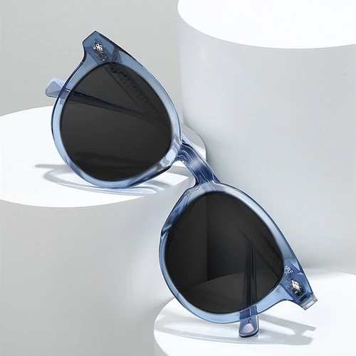 Imagen 2 del producto LOERHUNAR, nueva moda, gafas de sol redondas para miopía, gafas de sol clásicas Retro para hombres, gafas de conducción Unisex, lentes de sol UV400