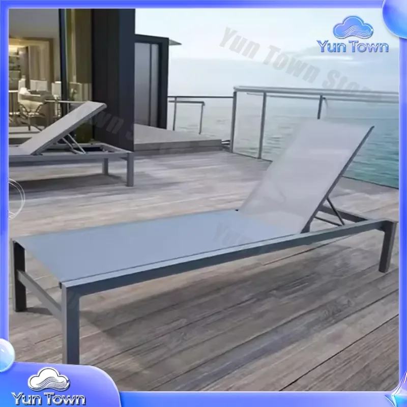 Top Quality Adjustable Outdoor Lounger Chair for Hotel Pool Garden Chaise Lounge Modern Patio Furniture Sunbed for Swimming