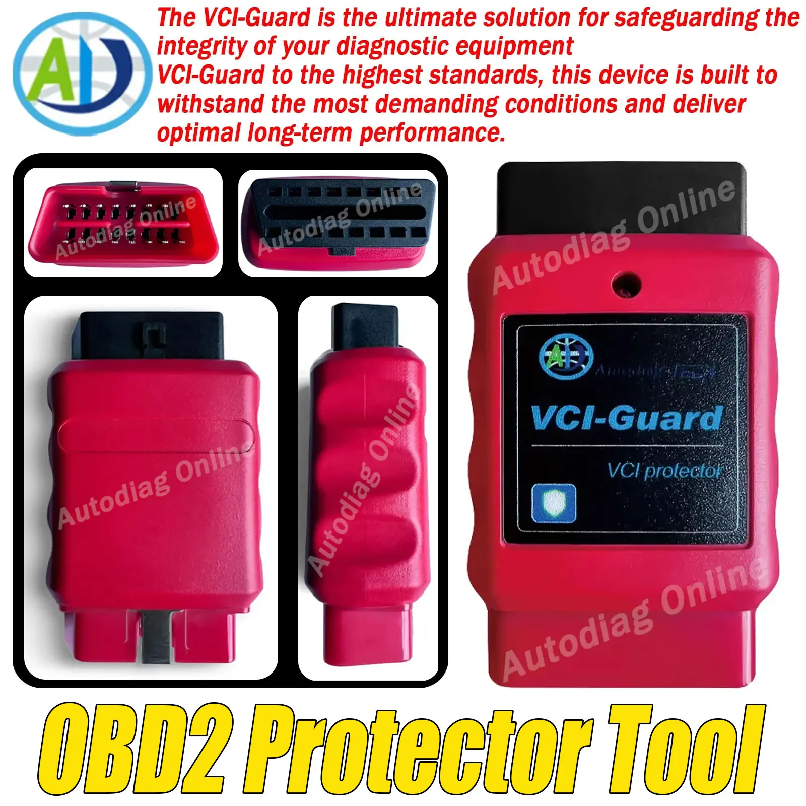 

OBD2 Protector Adapter for OBDII Diagnostic Scanner Tool Protector for Physical and Electrically OBD2 Diagnostic Protection Tool