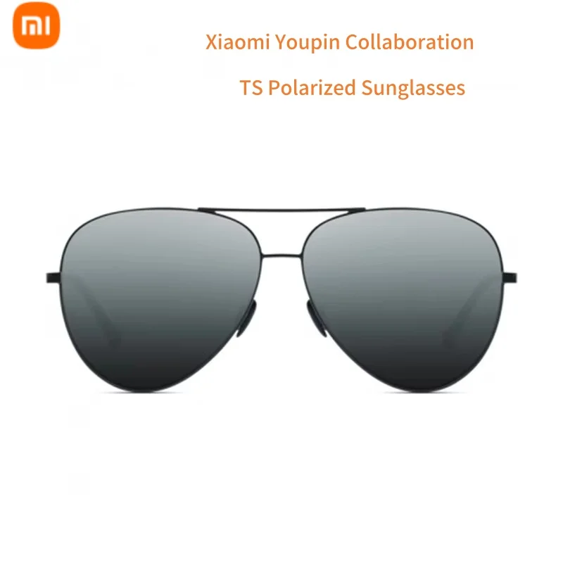 TS Polarized Sunglasses | Xiaomi Youpin Co-branded, Nylon Polarized Lens, UV400 Stainless Steel Eyewear for Men Women Outdoor