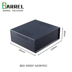 220*195*80mm housing DIY iron electrical instrumentsmetal enclosure electronics project junction control switch outlet box