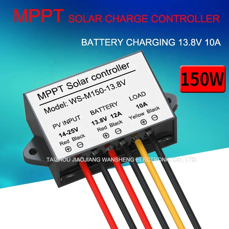 IP 67 FACTORY PRICE WS-M150-13.8V MPPT SOLAR CONTROLLER MPPT 150W MPPT SOLAR CHARGE CONTROLLER 99%