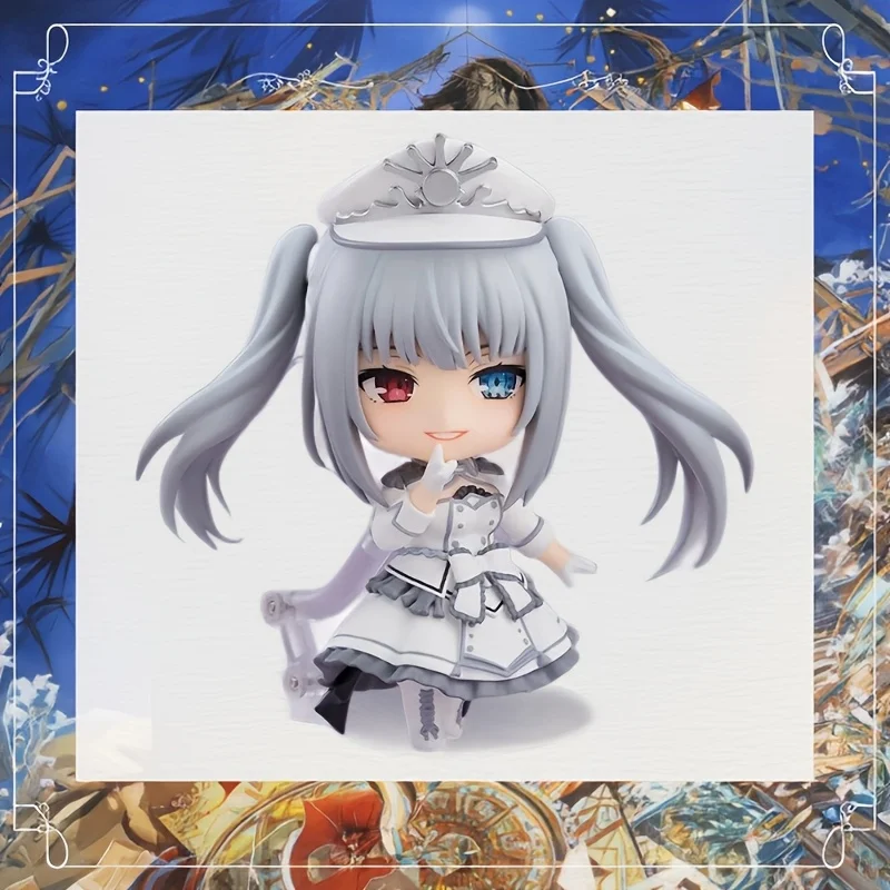 

A Q-version popular anime game character with movable hands and feet and interchangeable face, statue, figurine, model, ornament