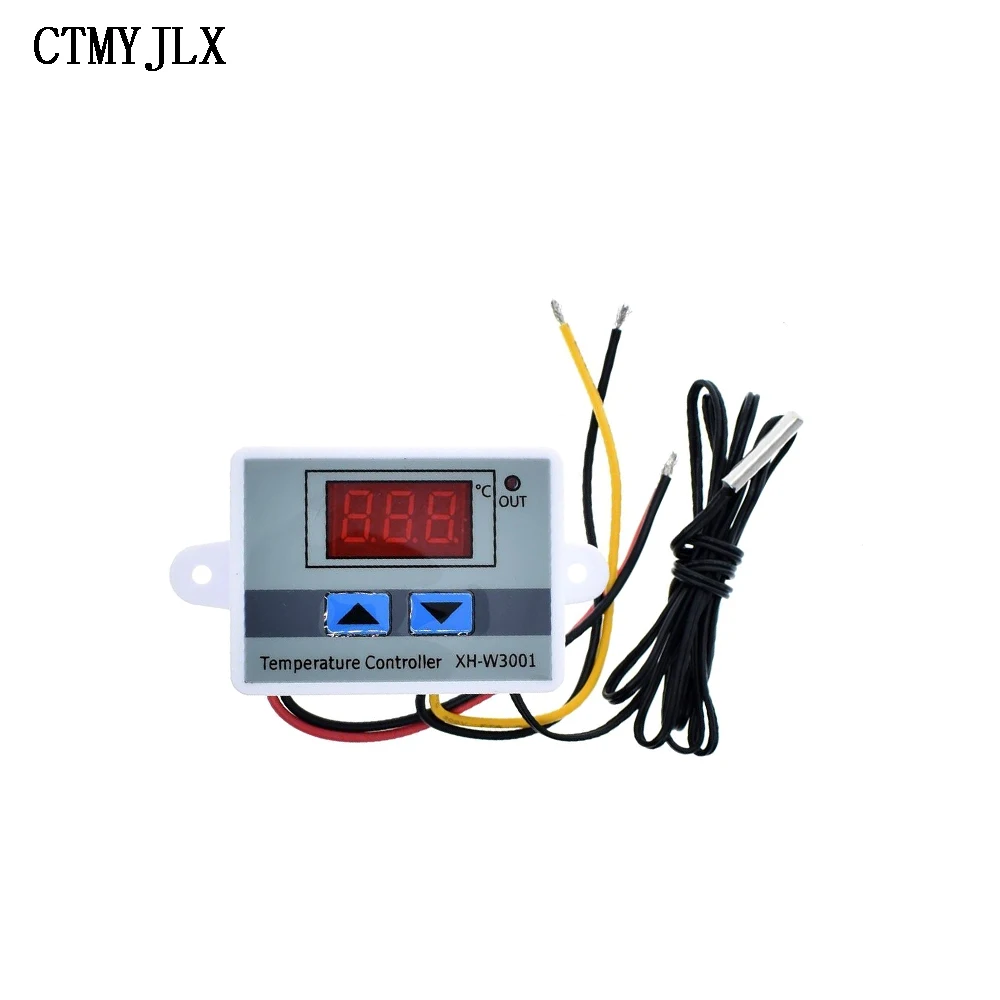 W3001 Digital Temperature Controller 110V 220V 12V 24V Thermostat Thermoregulator Aquarium Incubator Temp Sensor XH-W3001