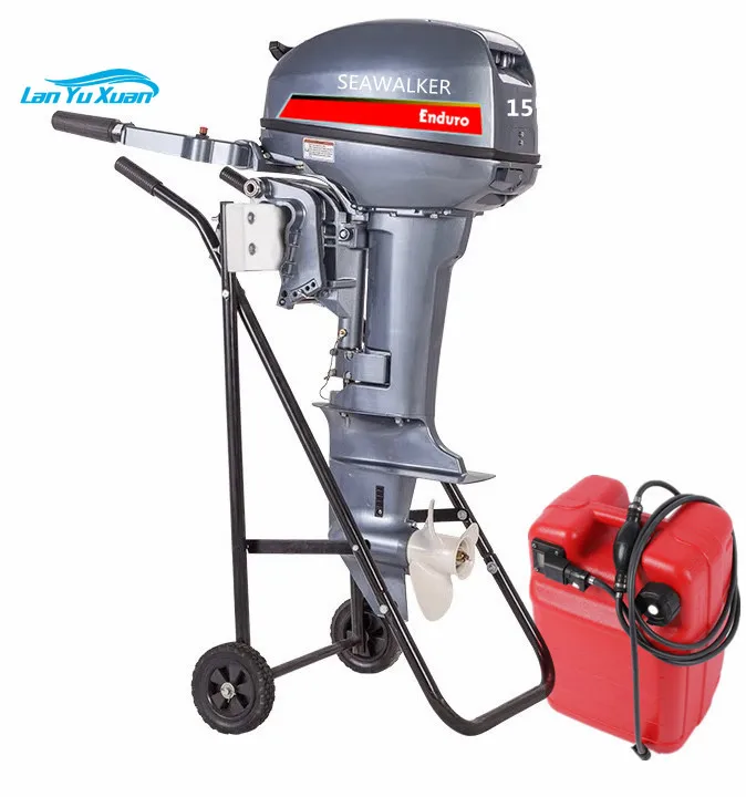 

2 stroke Engines 15HP Short Shaft or long shaft Boat engine outboard motor manual start CE approved