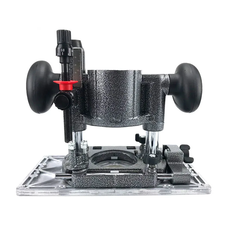 Micro trimming machine press-in double handle shield trimming machine 12-hole flip board electric wood milling base