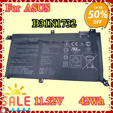 B31N1732 11.52V 42Wh Laptop Battery For ASUS VivoBook X430UA X430UF X430UN X430FA X430FN X571G X571LH X571GT S430FA/S430FN/S430U