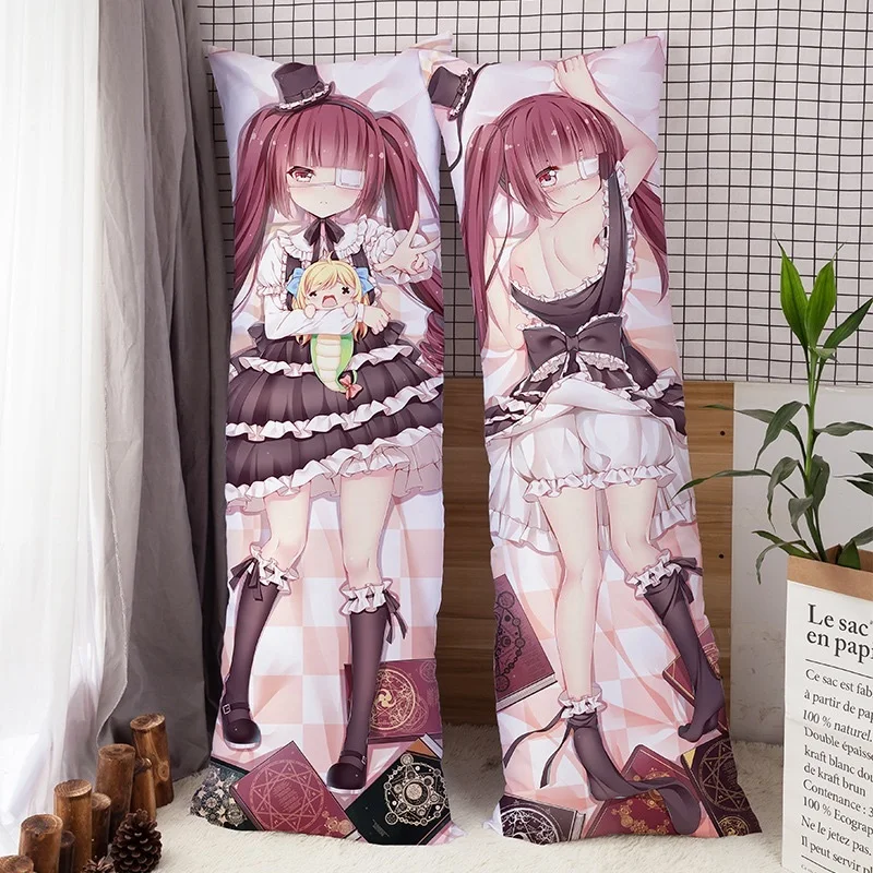 Evil God Sauce Life Sized Dakimakura Case Kawaii Girl Anime Hing Body Pillowcase Loli Cushion Cover Otaku Boy Gift 150X50cm