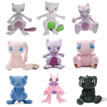 Mew Mewtwo 봉제 포켓몬 인형, 15 가지 스타일, 특별 버전 만화 인형, 소년 소녀 선물, 생일 파티 홈 데코  Best5