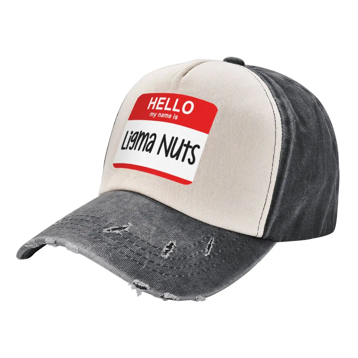 

Hello My Name Is Ligma Nuts Funny Name Prank Baseball Cap Anime fashionable Luxury Cap custom Hat Women's Beach Outlet Men's
