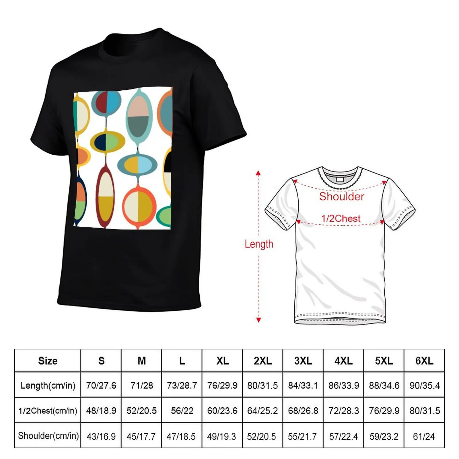 Mid-Century Modern #4 T-Shirt plus size tops rapper graphic tees plain t shirts men