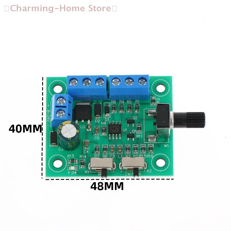 

【M】1Pcs Brushless Motor PWM Speed Control Module Side Switch Motor Driver Module DIY Car Current Diagnostic DC Board Controller